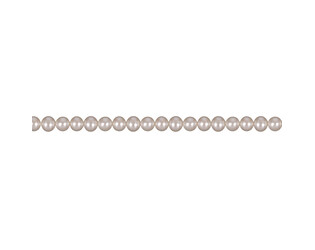 Collier de perles d'eau douce blanches 6.5 - 7.0 mm