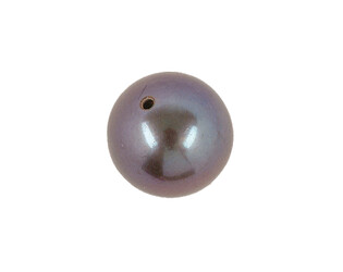 Perle d'eau douce noire 1 trou 4.0 - 4.5  mm