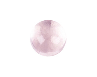 Quartz rose taille cabochon rond 2.75 mm