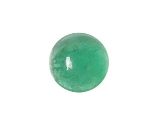Emeraude véritable taille cabochon rond 2.0 mm