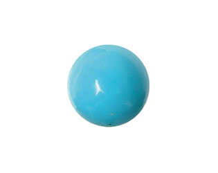 Turquoise véritable cabochon rond 2.0 mm