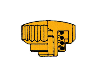 COURONNE JAUNE 03 Ø3,5X0,9