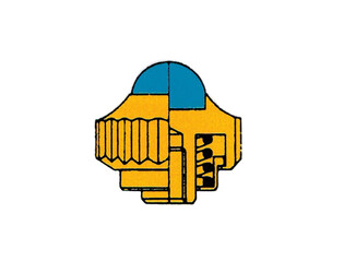 COURONNE JAUNE PIERRE BL10 Ø3X0,9