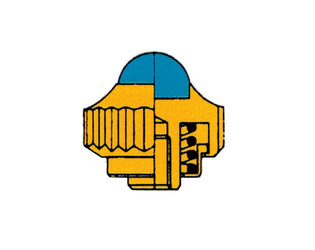 COURONNE JAUNE PIERRE BL10 Ø5X0,9
