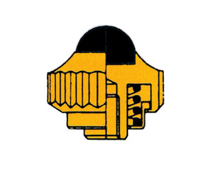 COURONNE JAUNE PIERRE N11 Ø3X0,9