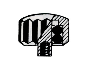 COURONNE CHROMÉ 20 BAR 18 Ø5,5X0,9