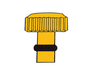 COURONNE JAP. JAUNE 20 Ø3,5X0,9