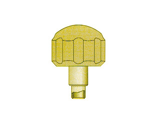 COURONNE À VISSER JAUNE 28 Ø5X2,5