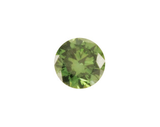 SYNTHETIQUE DIAMANT VERT VVS 0.08 CT