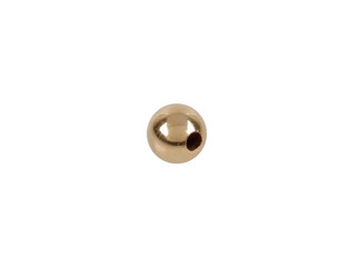 Perles goldfilled percée 5.0 mm