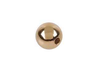Perles goldfilled percée 8.0 mm