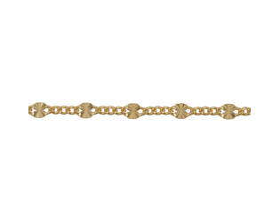 Chaine ancre fantaisie Goldfilled 1.4 mm
