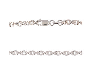 Collier infinity argent 3.8 mm longueur 45 cm