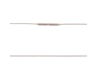 Collier cable argent 0.6 mm longueur 45 cm