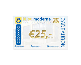 CADEAUBON 25.- EXCLUSIEF BTW