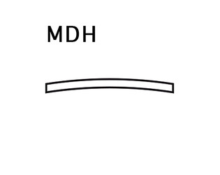 MDH BOMBÉ MINÉRAL 2 MM Ø340
